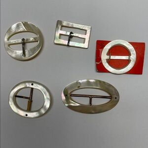 Elegant Mother of Pearl Belt buckles